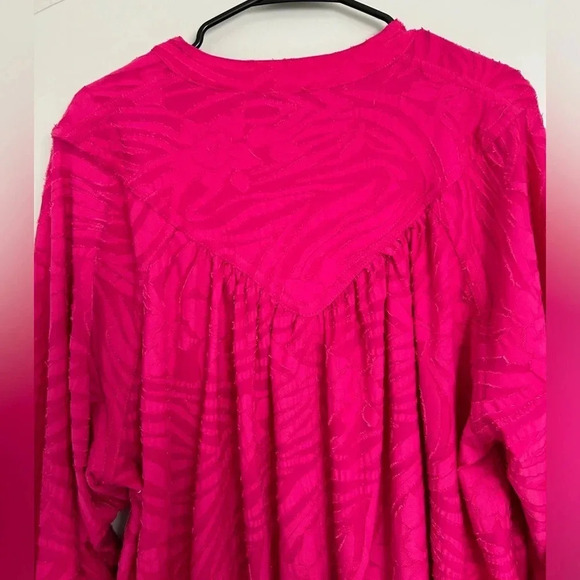 Free People Can’t Stop Dreaming Flowy Laggenlook Tunic size small relaxed fit - Picture 9 of 15
